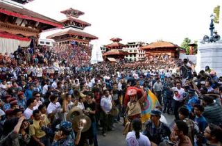 Indra Jatra clebrated