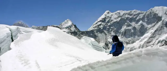 Island Peak Summit from Chhukung in Nepal
