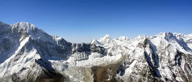 View from the summit of Island peak